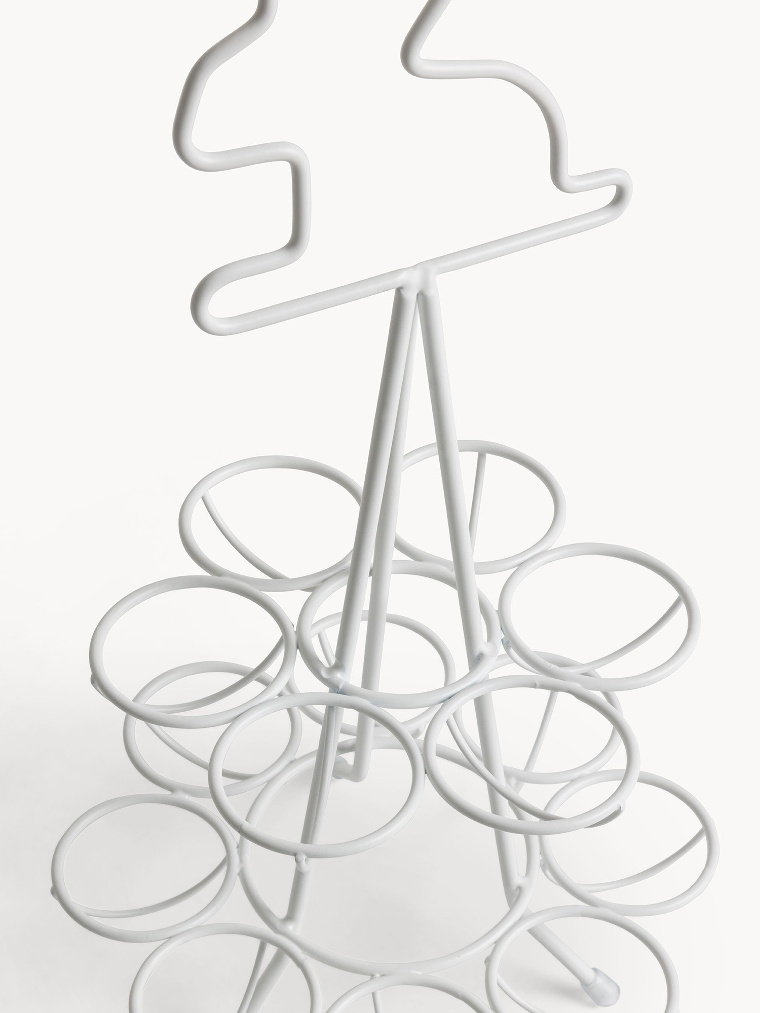 Porta uovo 2 piani ferro smaltato