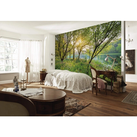 Papiertapete »Spring Lake«, Breite: 368 cm, inkl. Kleister