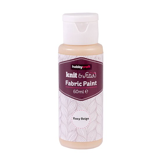 Rosy Beige Fabric Paint 60ml