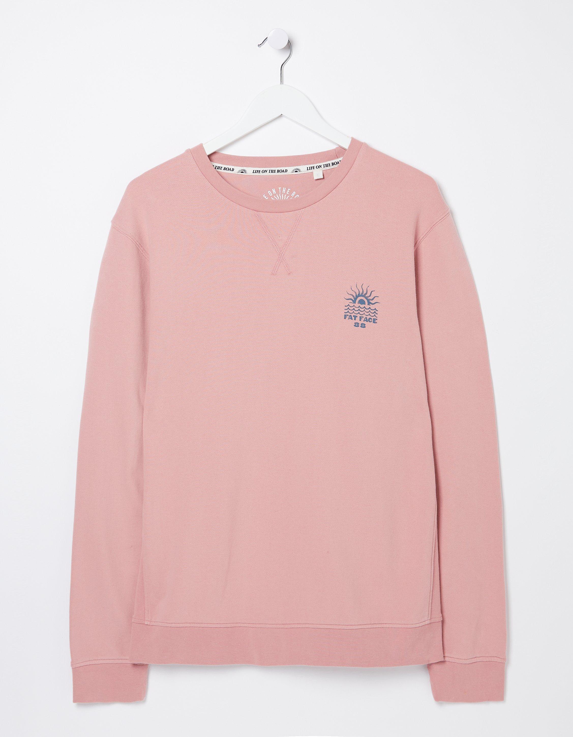 Circle Print Crew Sweatshirt