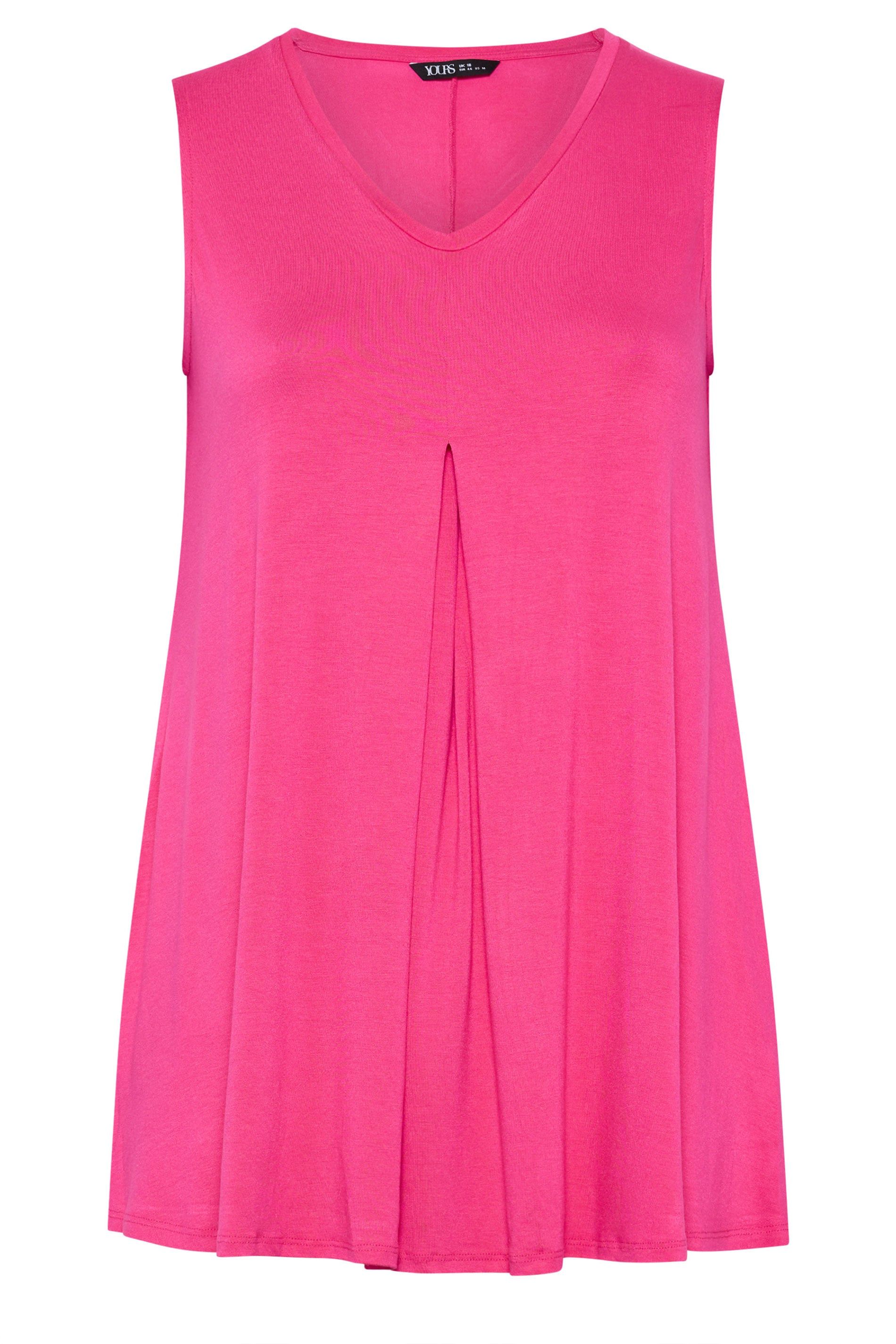 Yours Pleat Front Vest Top