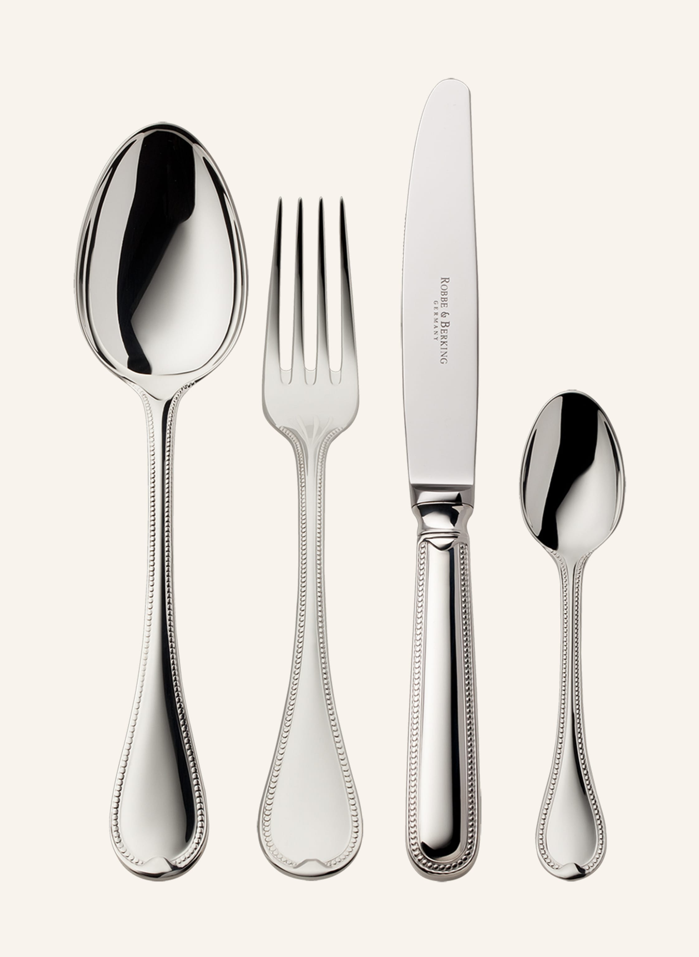 ROBBE & BERKING 4-tlg. Besteckset FRANZÖSISCH-PERL