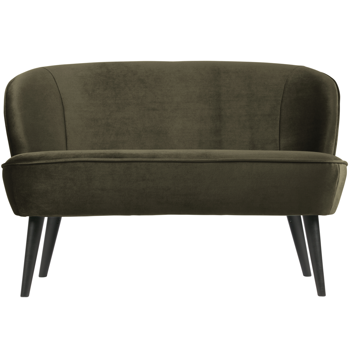 WOOOD bankje Sara - Velvet - Warm Groen - 73x110x72