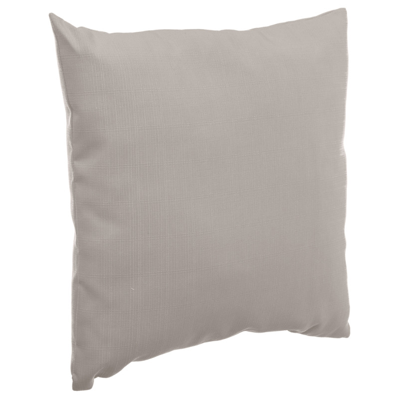 Coussin déperlant Koraï taupe 40 x 40 cm