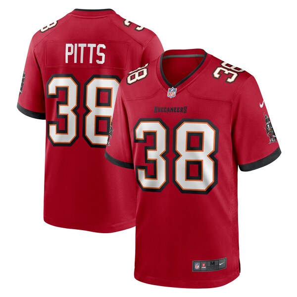 Derrek Pitts Tampa Bay Buccaneers Nike  Game Jersey -  Red