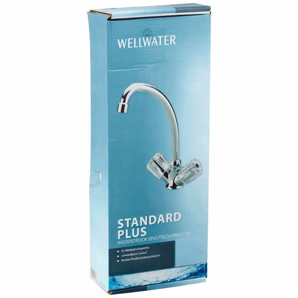 Brausearmatur »STANDARD PLUS«, Messing, glänzend, ⅜