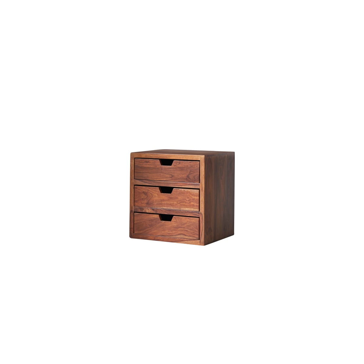 Tikamoon Massief palissander module met 3 laden - Bruin