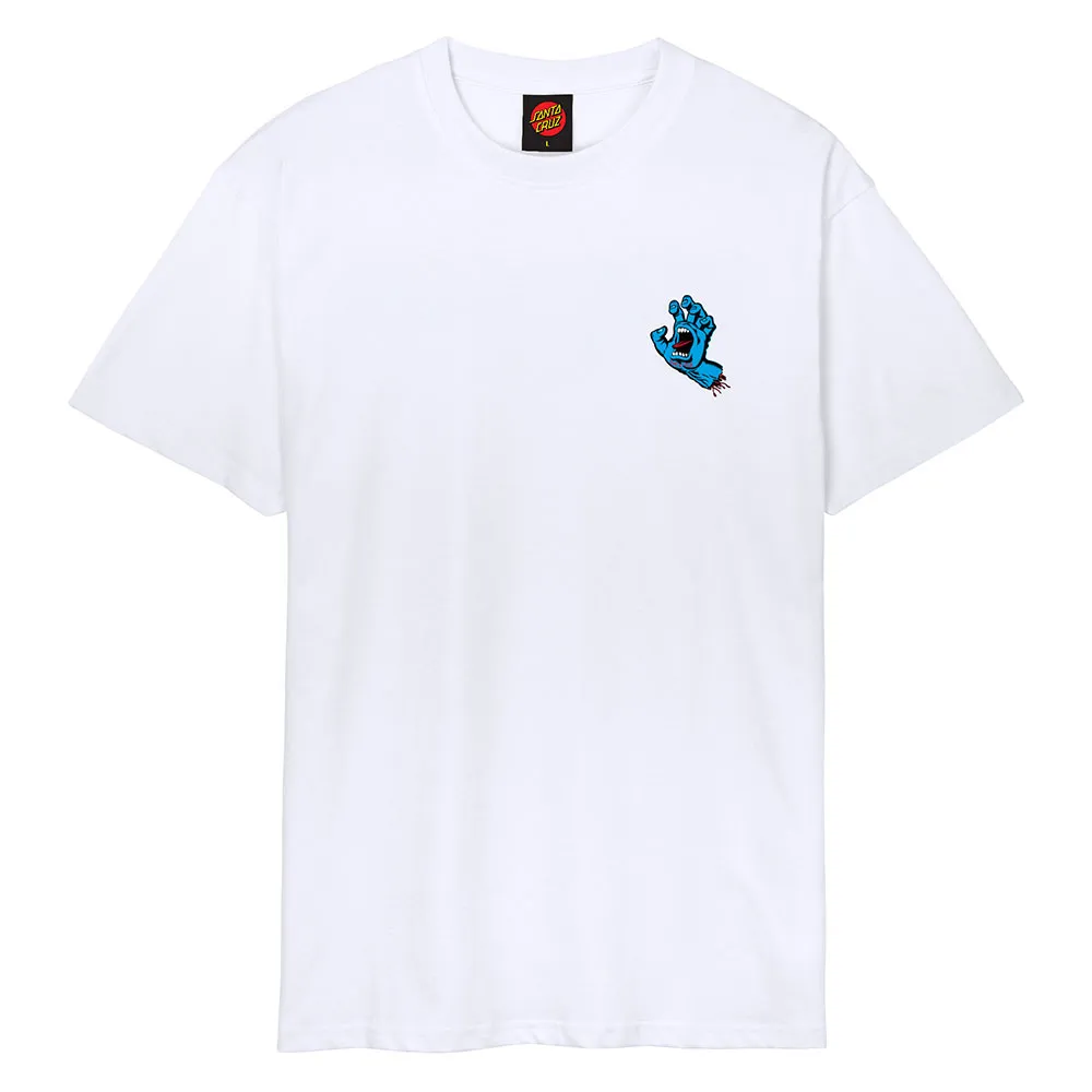 Santa Cruz Screaming hand chest short sleeve T-shirt