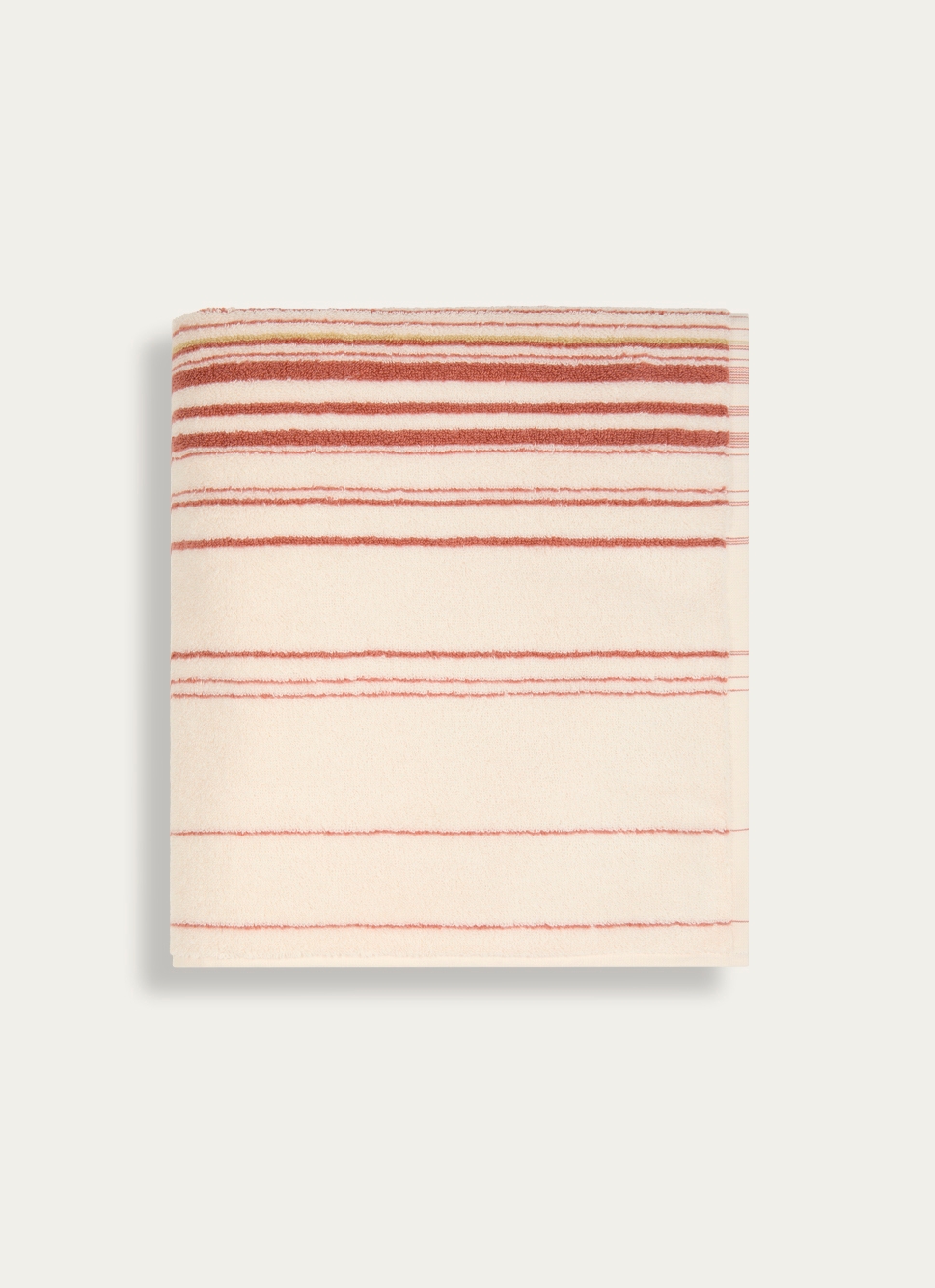 SERVIETTE DE TOILETTE à RAYURES DÉGRADÉES MULTICOLORE