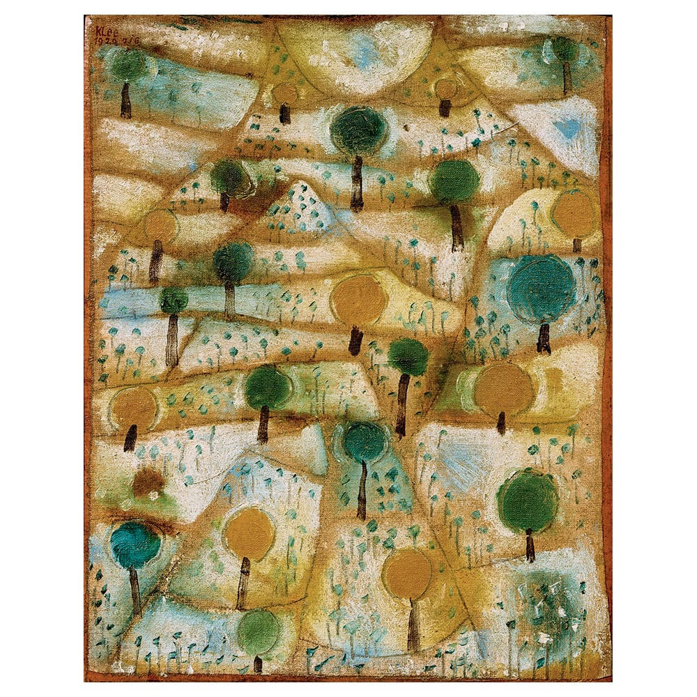 - Tableau Small Rhytmic Landscape Paul Klee 80x100cm