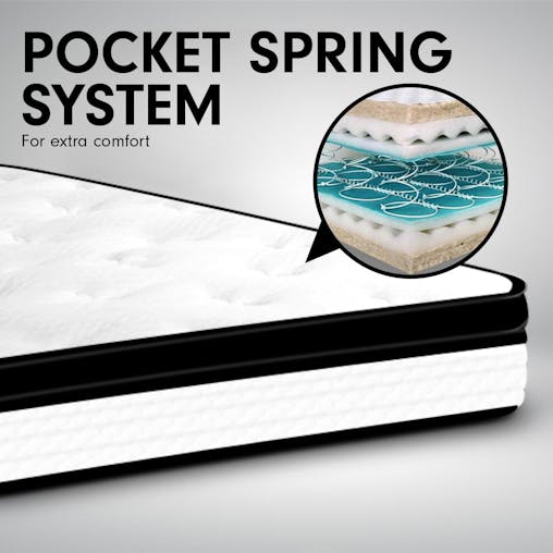 NNEDPE Laura Hill Single Mattress with Euro Top Layer - 32cm