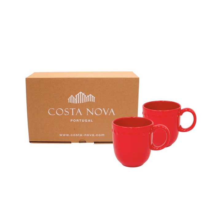 Gift 2 Mugs 0.37 L Pearl