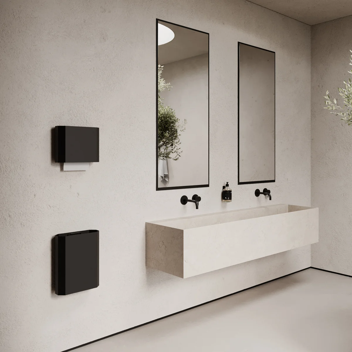 Nichba Design - Papiereimer für die Wand