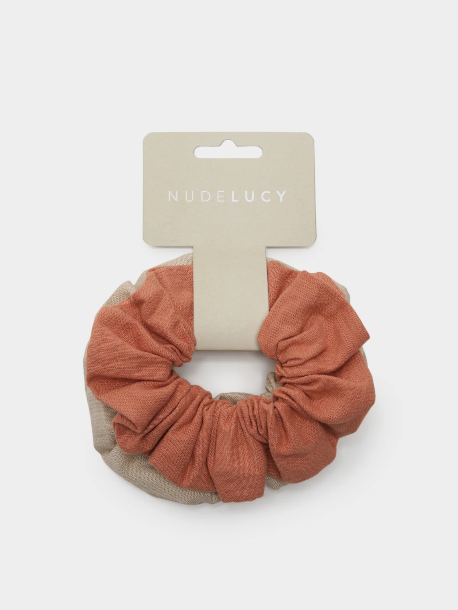 Nude Lucy Linen Scrunchie