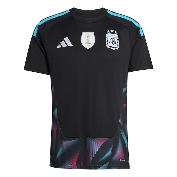 Argentina National Team adidas FIFA x World Cup 2022 Winners Goalkeeper Replica Jersey - Black