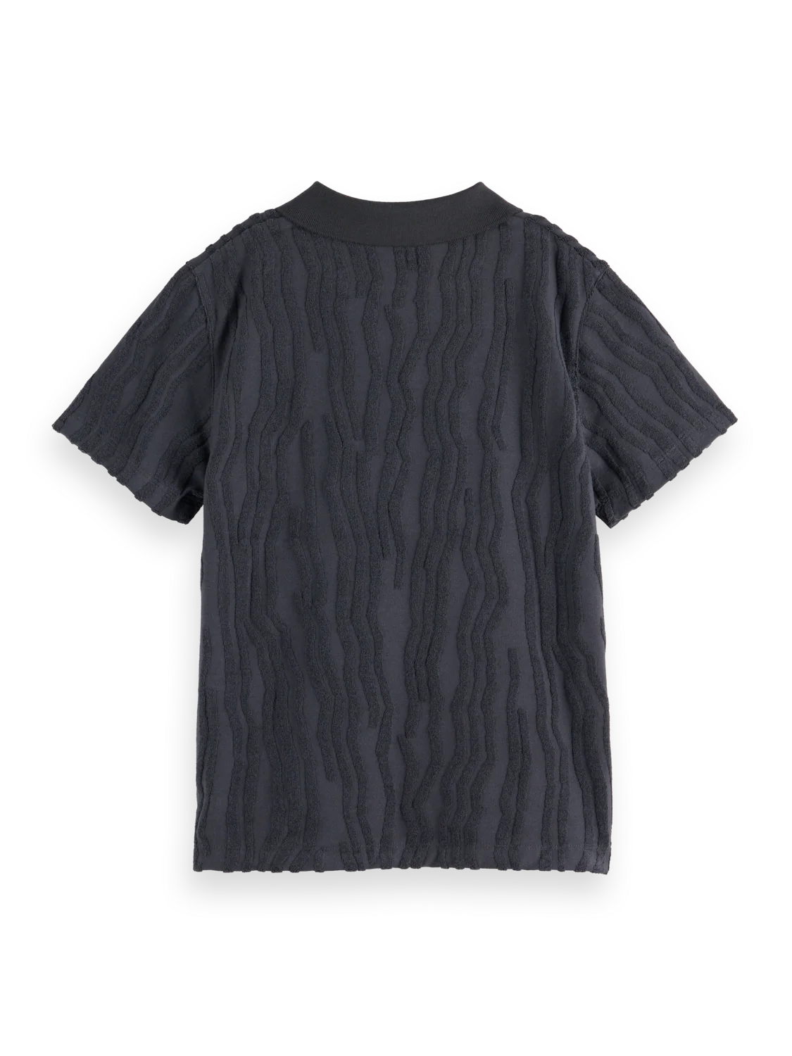 Boys' Terrycloth Jacquard Polo