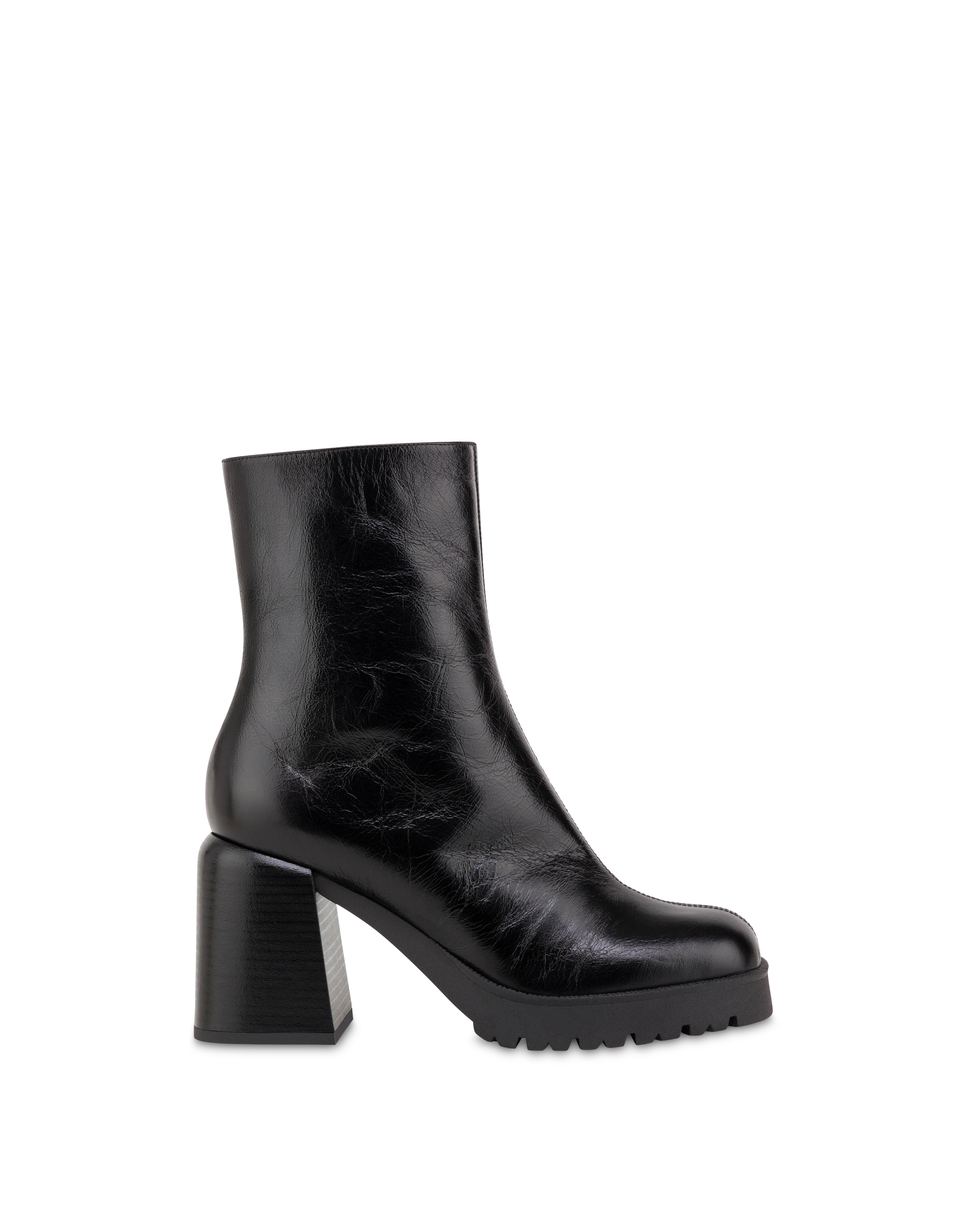 Stivaletto Anna In Vitello Nero