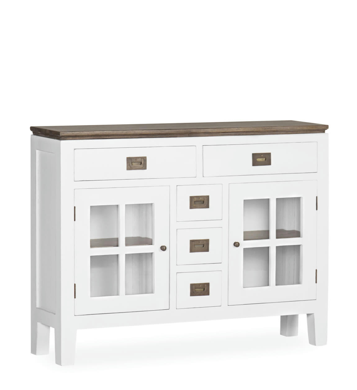 EVEREST - Console en bois blanc L 105 cm