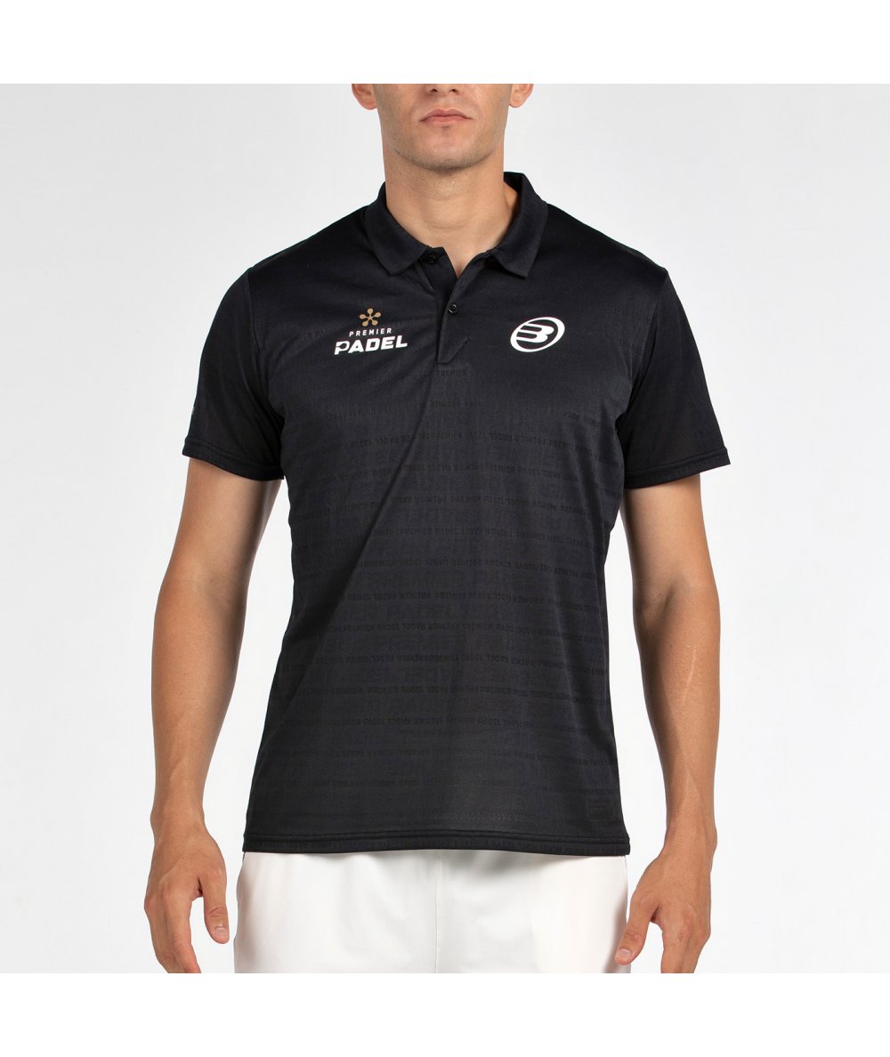 POLO BULLPADEL POMPIER NEGRO