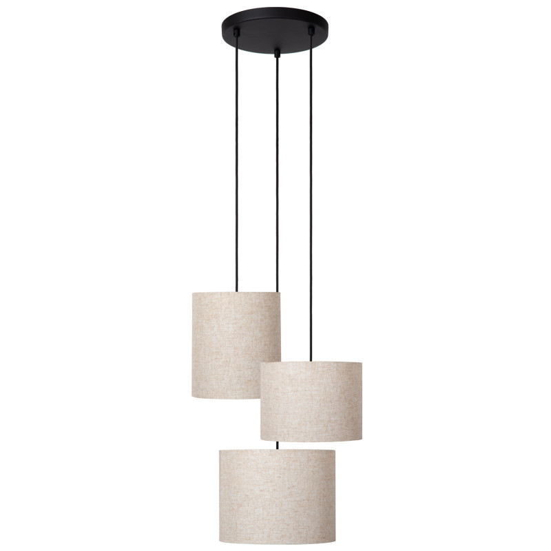 Suspension Maya crème E27 3 x 40 W LUCIDE