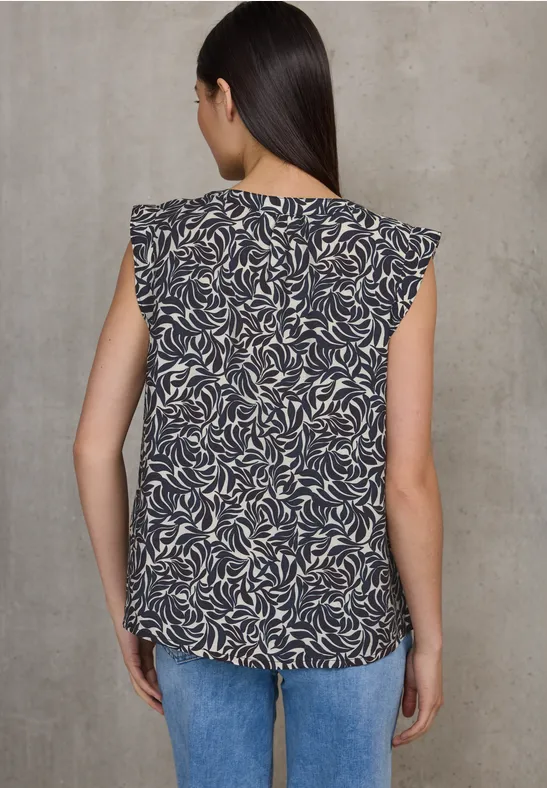 Blusentop mit Rüschen