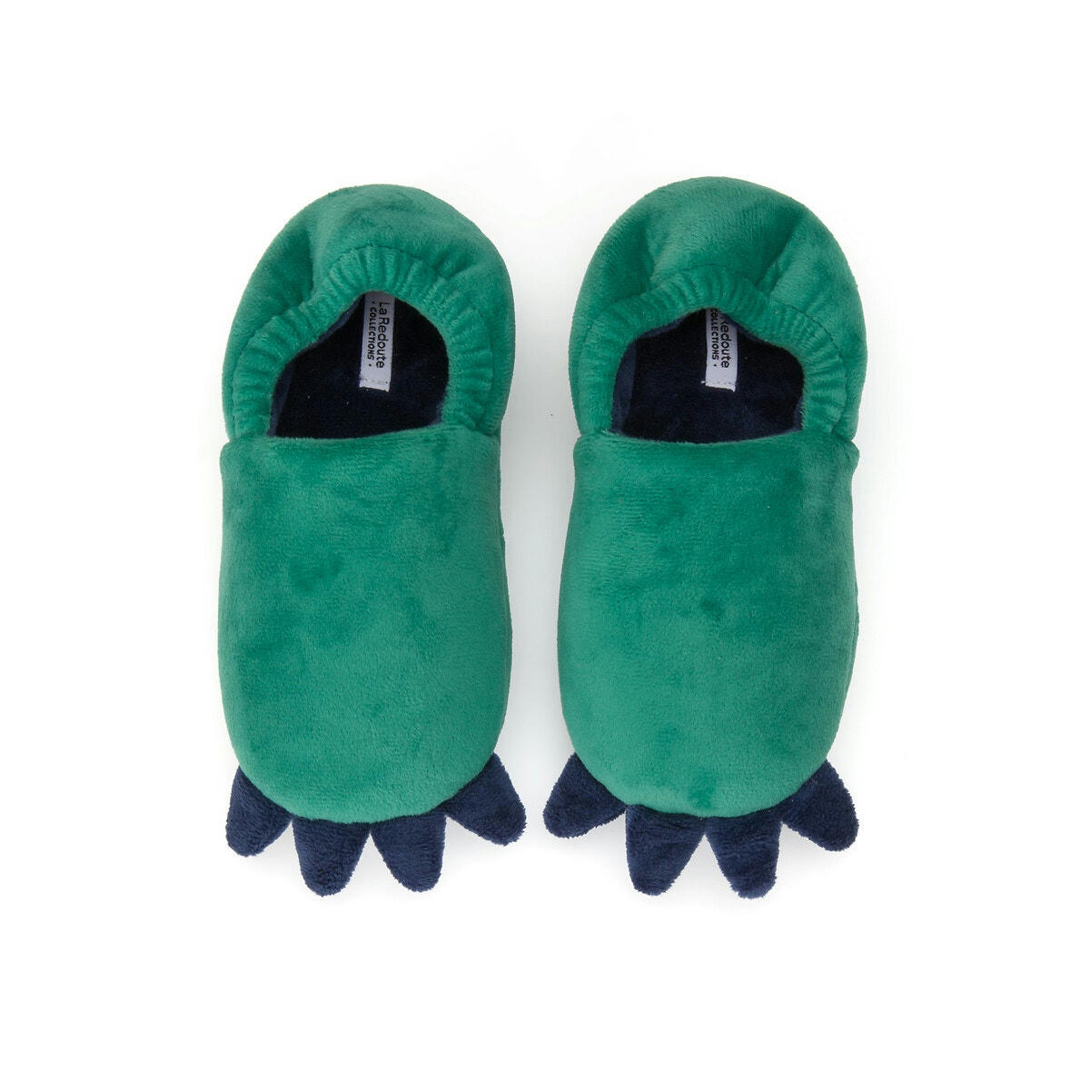Chaussons chauds à enfiler patte de dinosaure