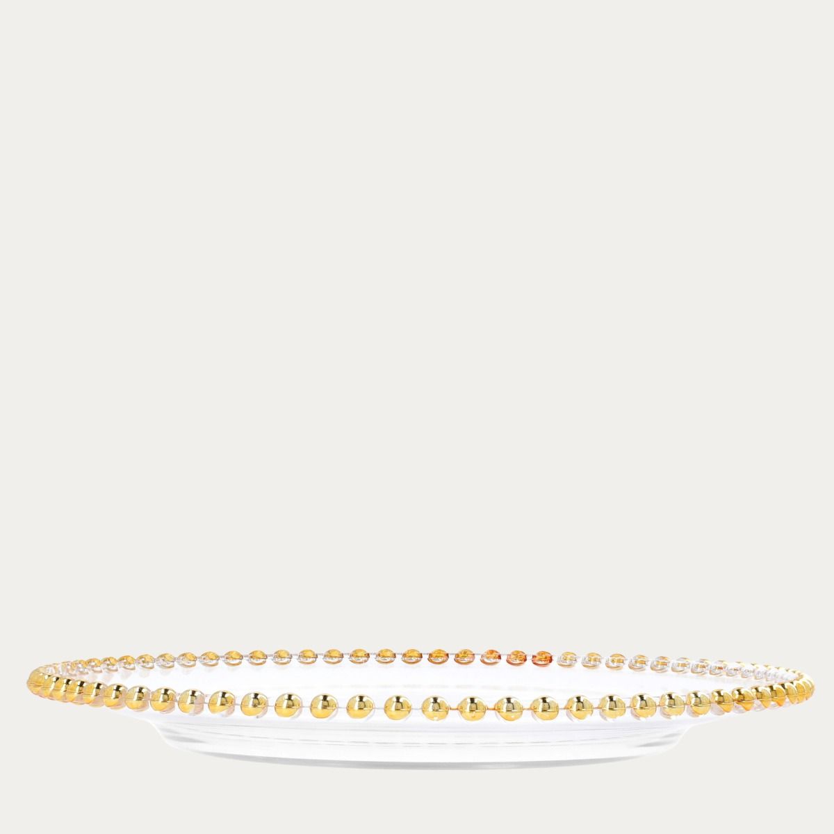 Talerz GOLDEN BALLS szklany 33 cm
