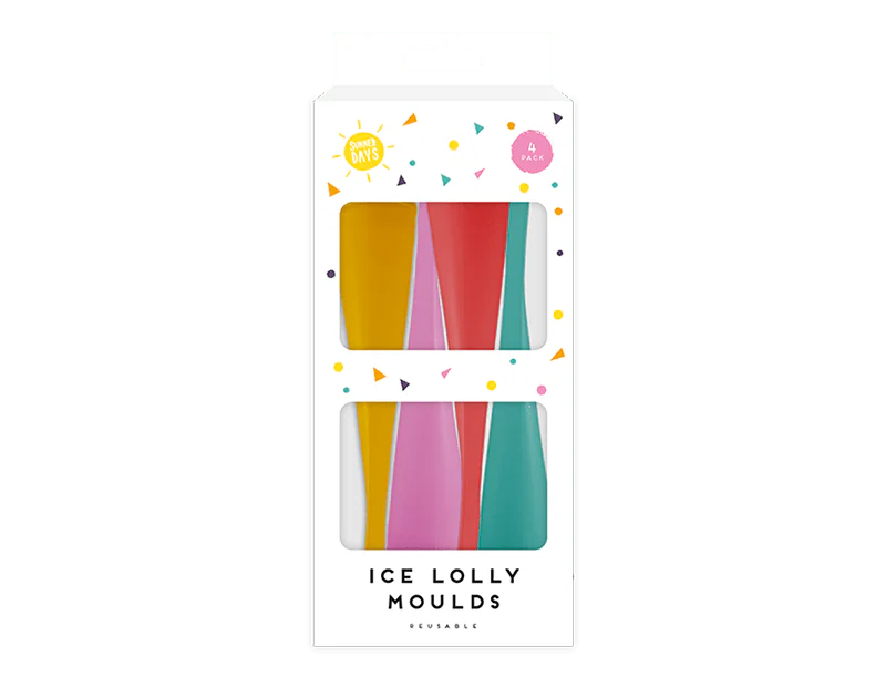 Summer Days Ice Lolly Moulds 4 Pack