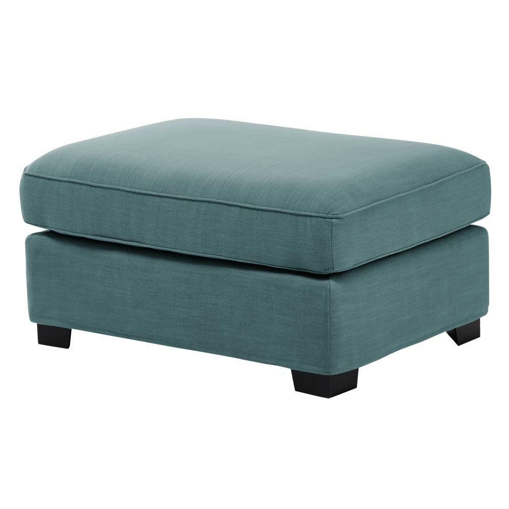 Milano - Pouf pour canapé modulable bleu pétrole