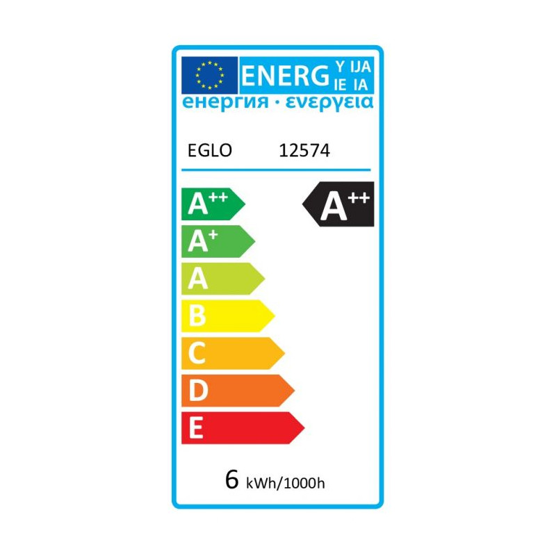Ampoule LED E27 6 W 806 lm Ø 6 cm EGLO