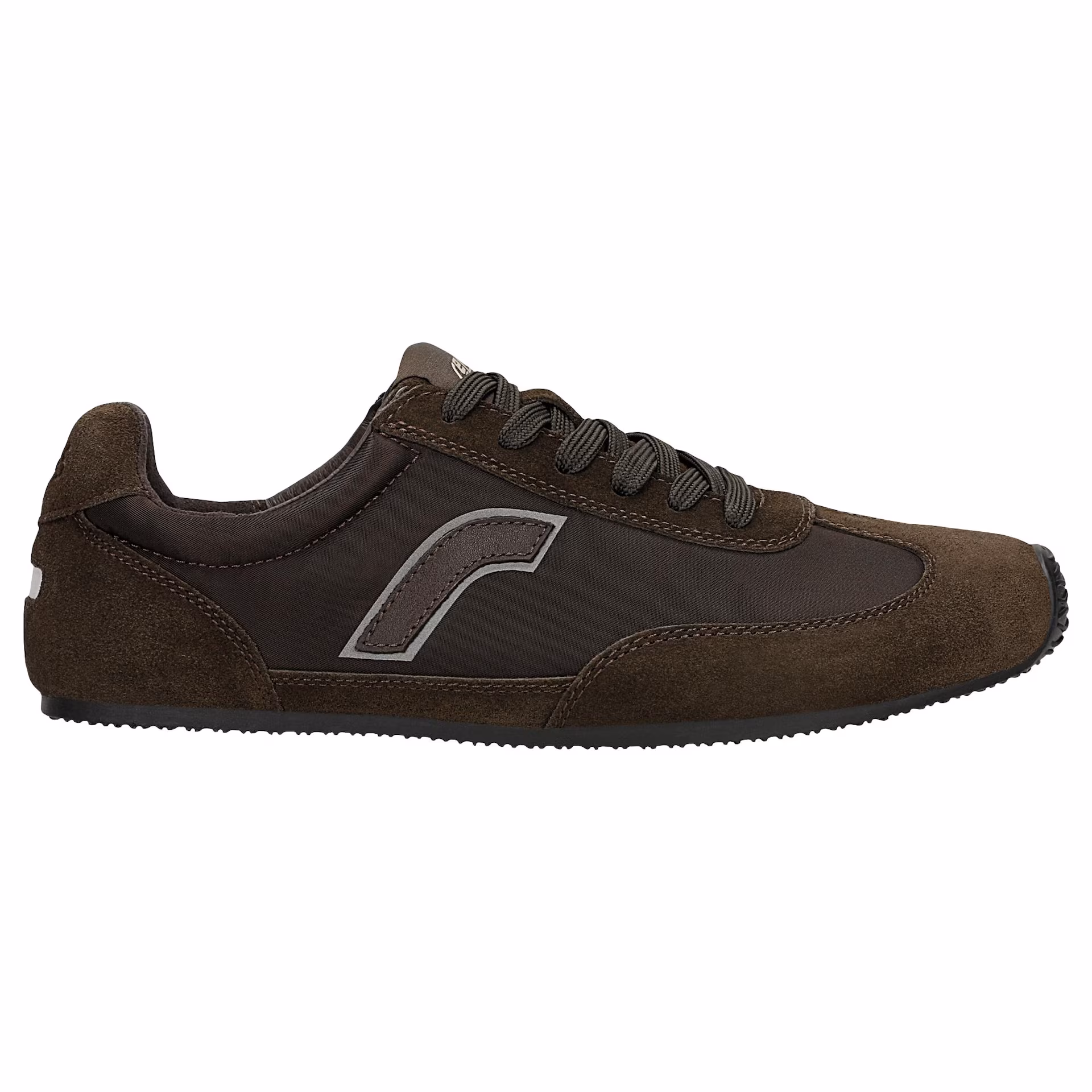 Czekoladowe sneakersy barefoot na cienkiej podeszwie RELAKS
