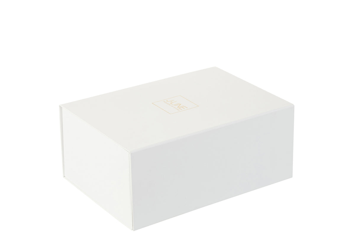 J-Line geschenkdoos - papier - wit - small