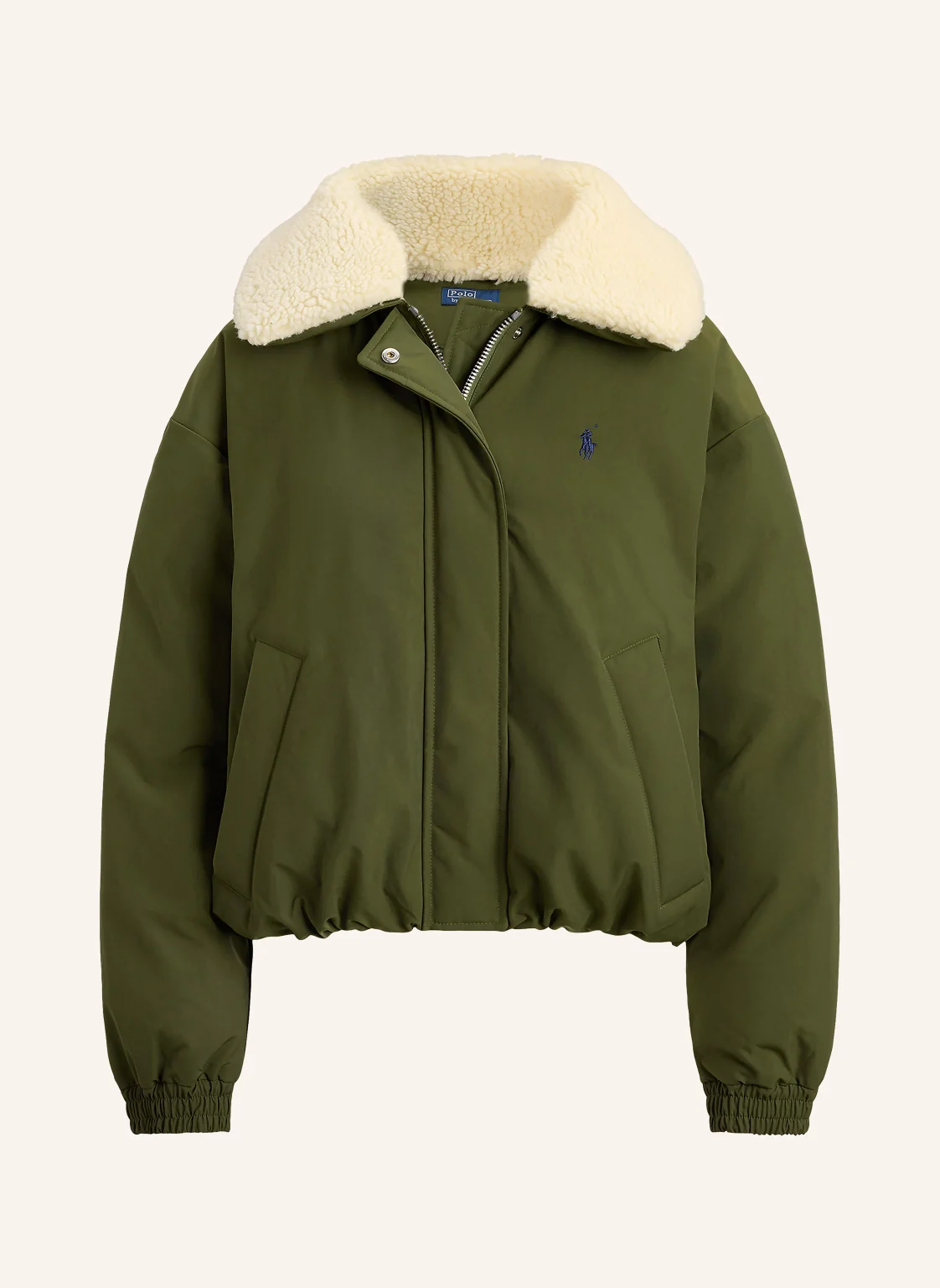 POLO RALPH LAUREN Daunenblouson mit abnehmbarem Kunstfell