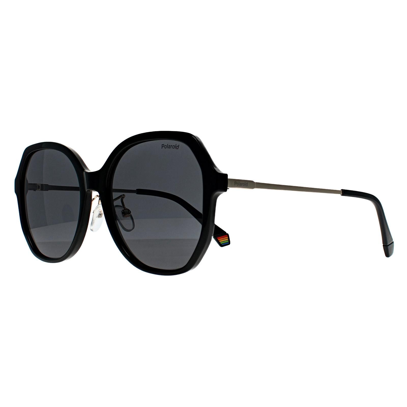 Polaroid Butterfly Black Grey Polarized PLD 6177/G/S