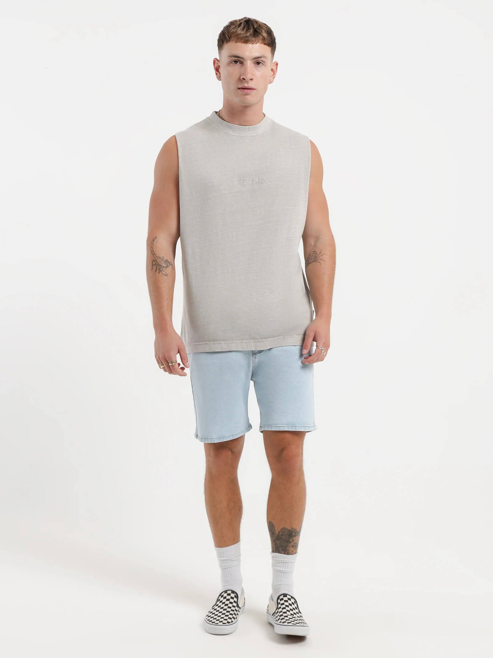 Tonal Logo Muscle Top