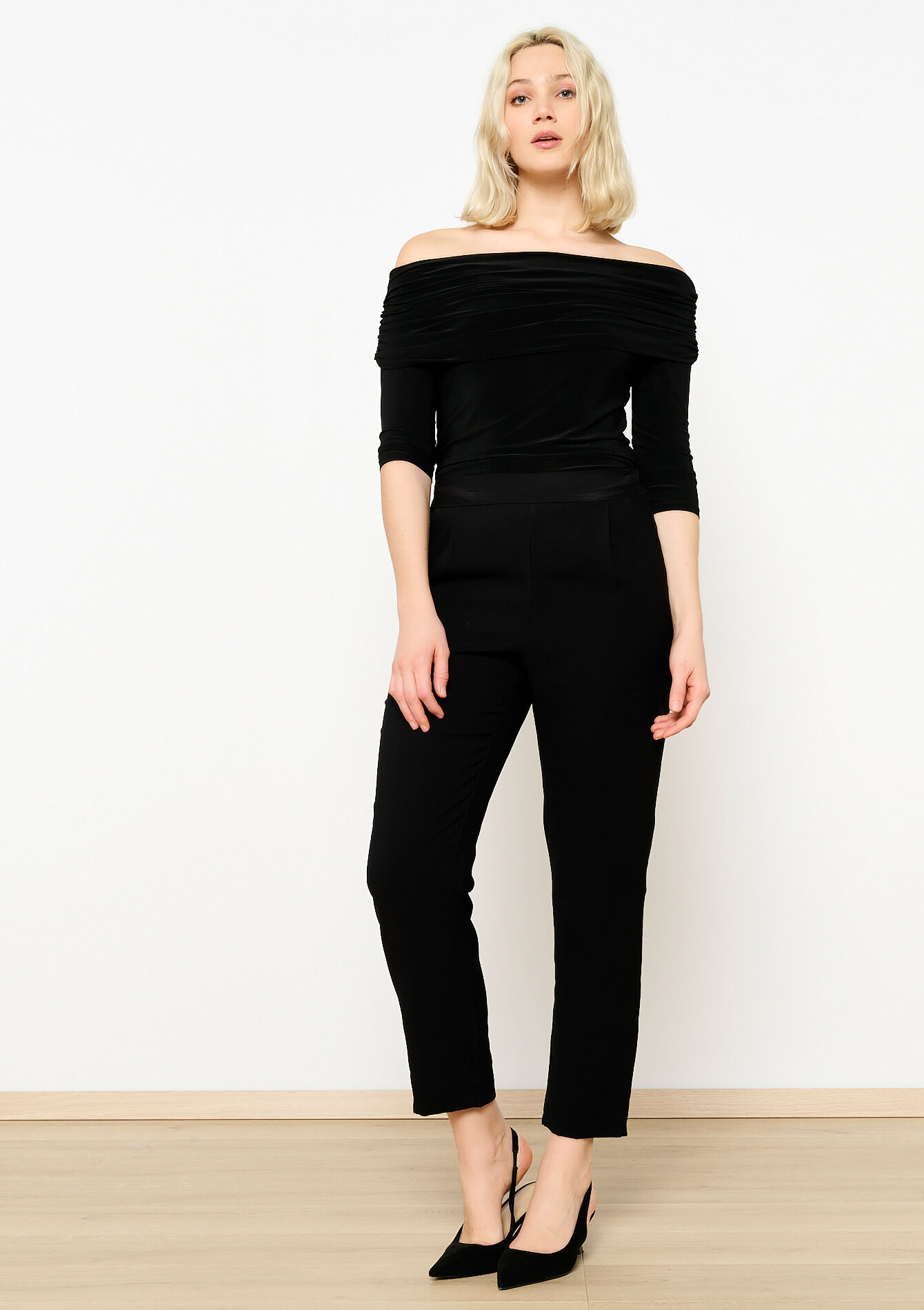 Losse broek in joggingstijl