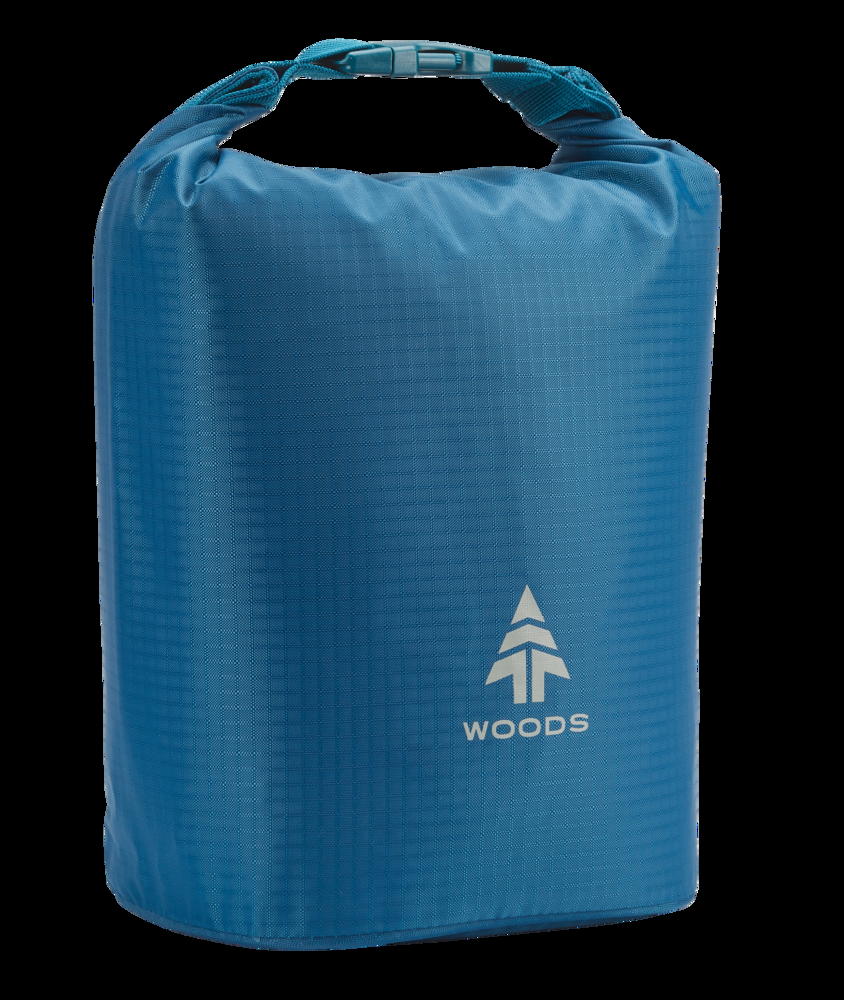 Woods PAW-THORN Roll-Top Portable Dog Food Bag, Blue, All-Sizes