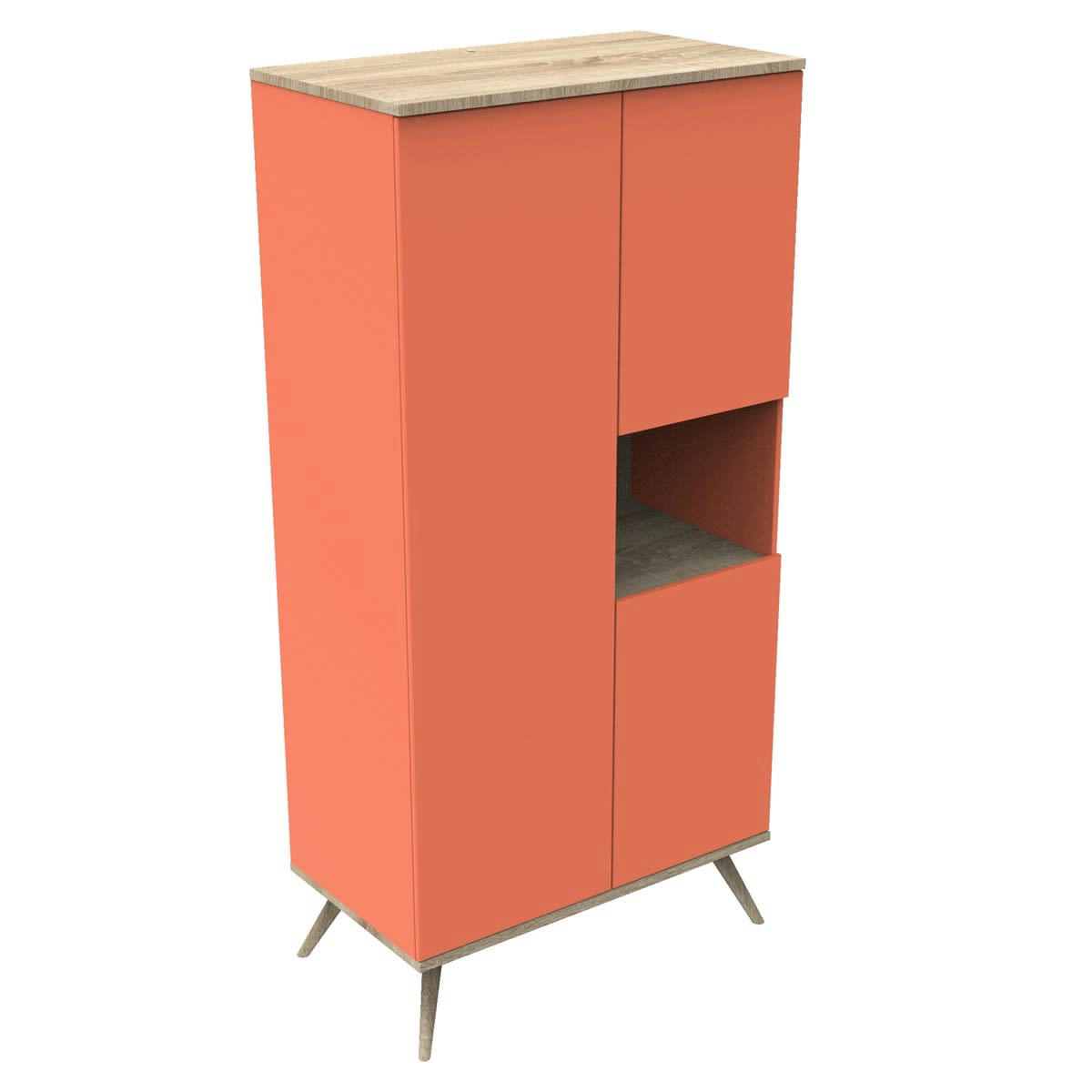 BOREALE - Armoire 3 portes 1 niche