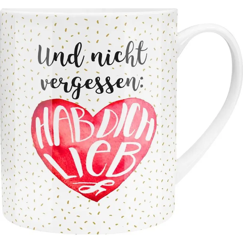 Tasse Und nicht vergessen