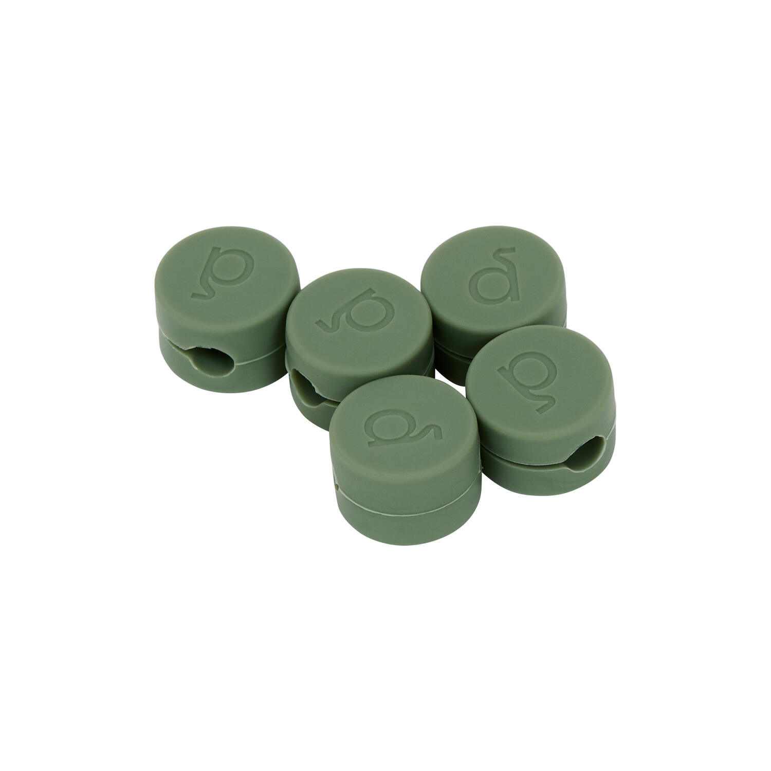 Cable Clips, mossy green