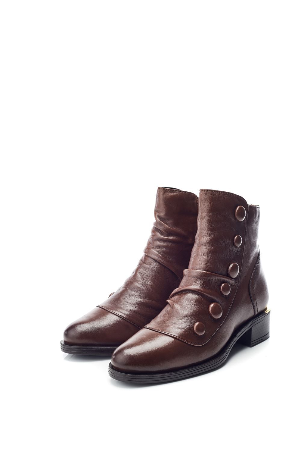 Moda In Pelle Elita' Leather Ankle Boots