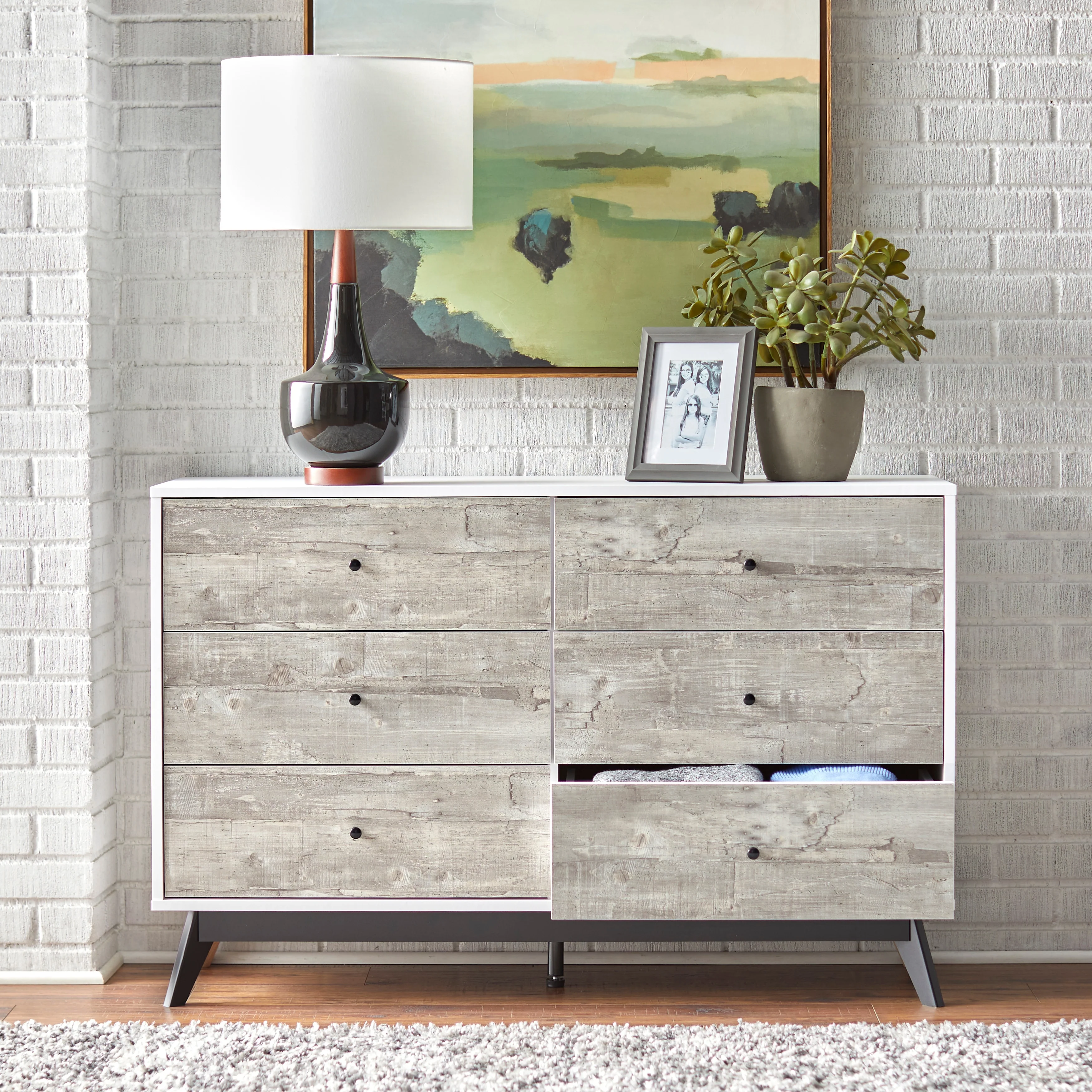 Simple Living Crislana 6-Drawer Dresser
