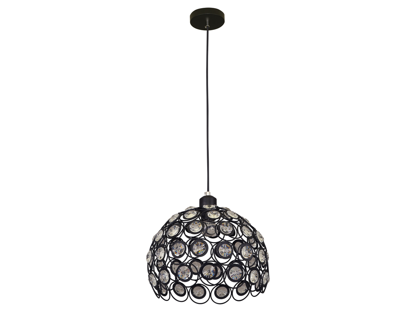 Lampa wisząca Florence stalowa czarna