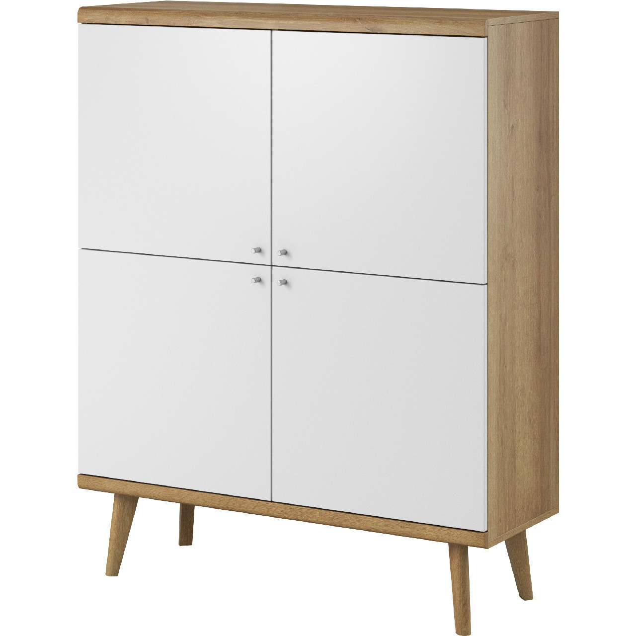 Komoda PRIME 06 dąb riviera / biały