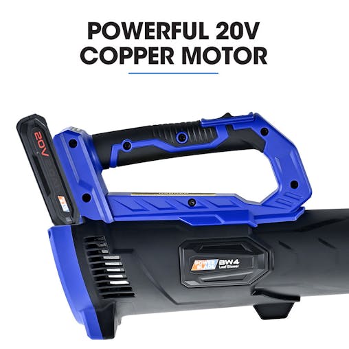 NNEMB BW4 20V Cordless Electric Leaf Blower Kit, with Battery and Fast Charger