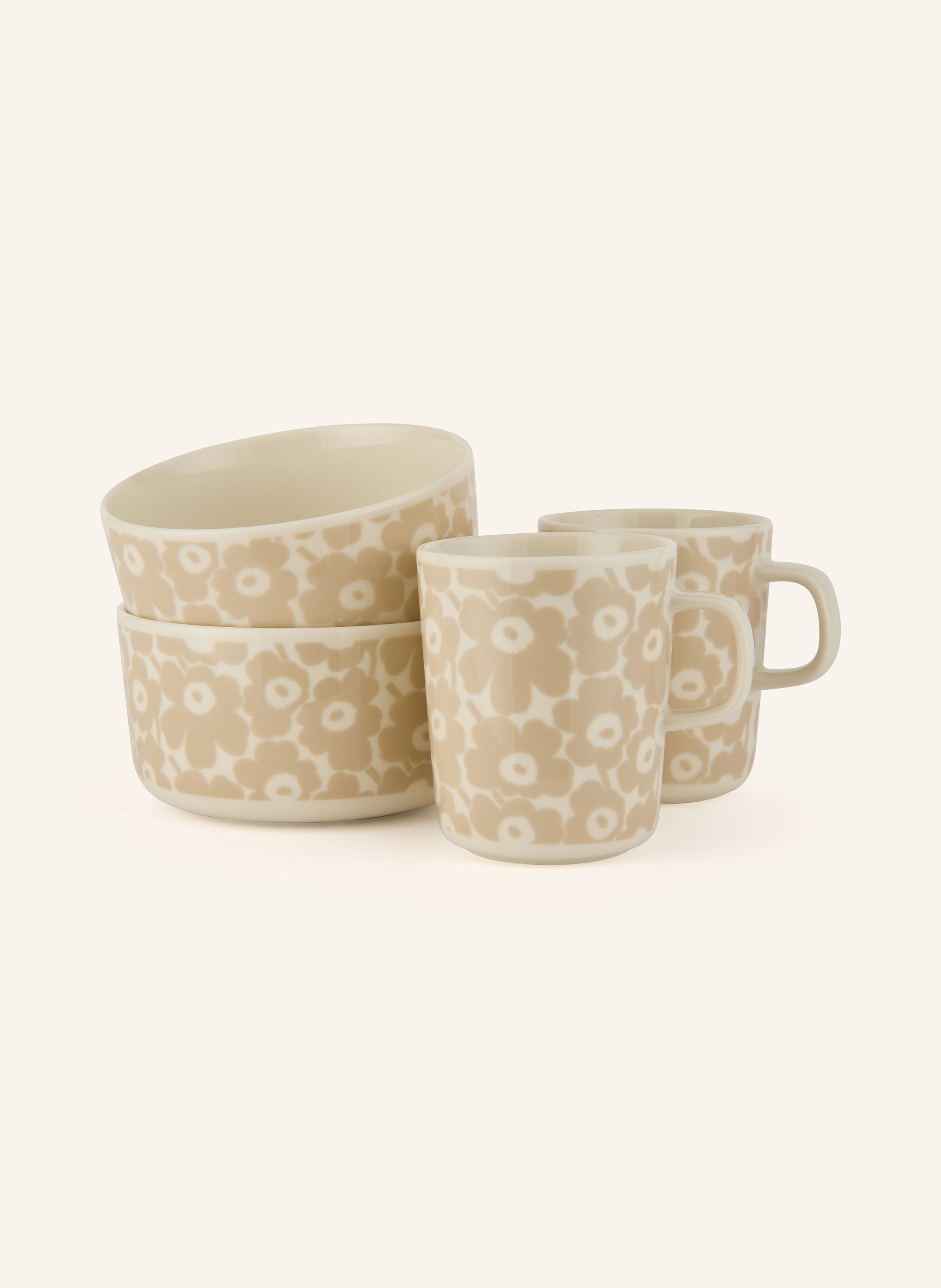 marimekko 4-tlg. Frühstücksset OIVA PIKKUINEN