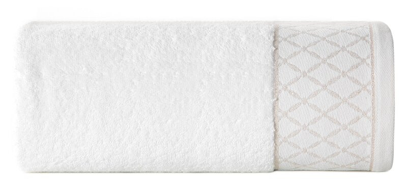 Ręcznik Layla 70x140 biały 500 g/m2 frotte bawełniany