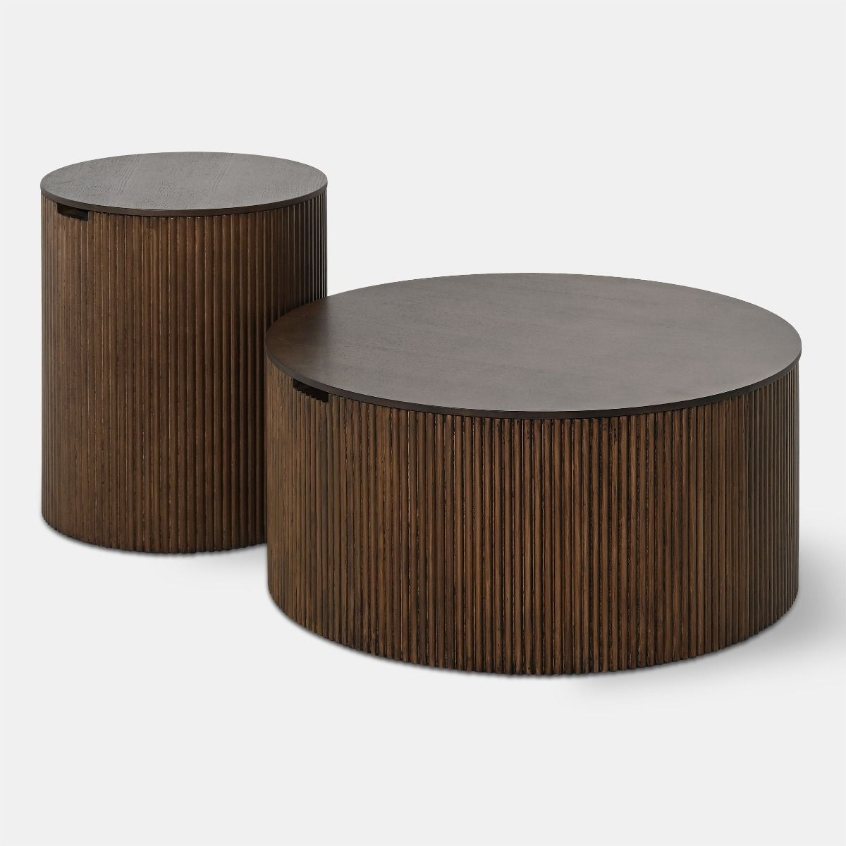 Set 2-óch stolików kawowych Collen 60xH40cm/40xh60 cm