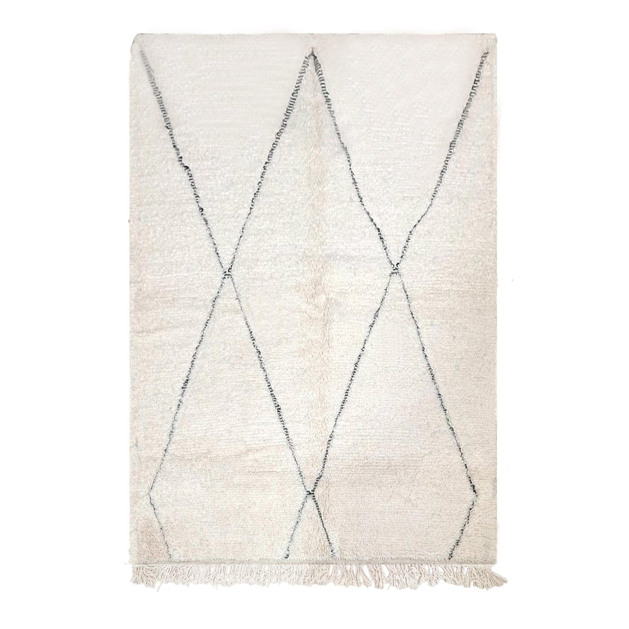 AFK Living vloerkleed Berber - handgemaakt - Wol - 80 cm x 240 cm