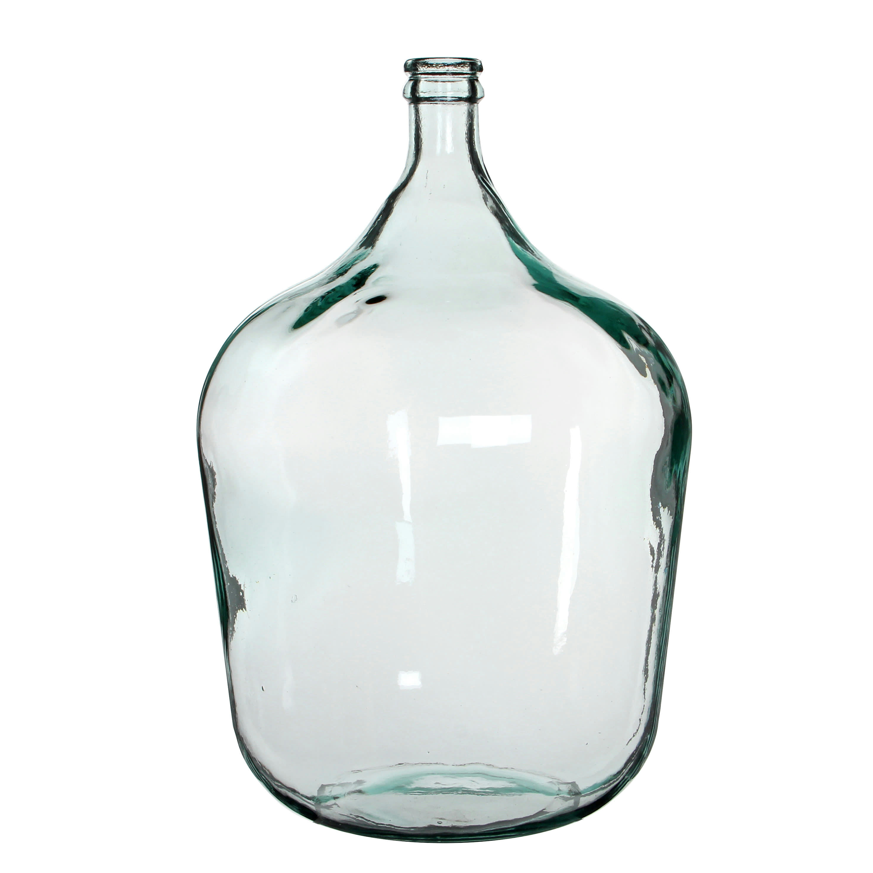 DIEGO - Vase bouteille en verre recyclé H56